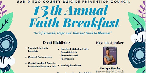 SPC 13th Annual Faith Breakfast primary image