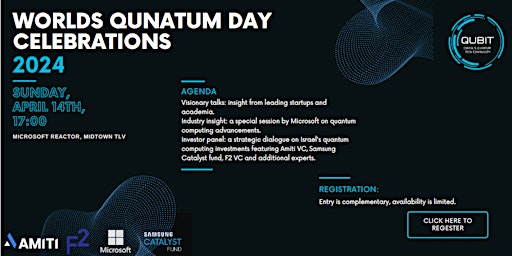 World's Quantum Day Celebration 2024 primary image