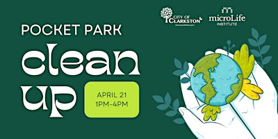 Imagem principal do evento Earth Day Pocket Park Cleanup