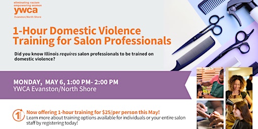Imagem principal do evento Domestic Violence Training for Salon Professionals