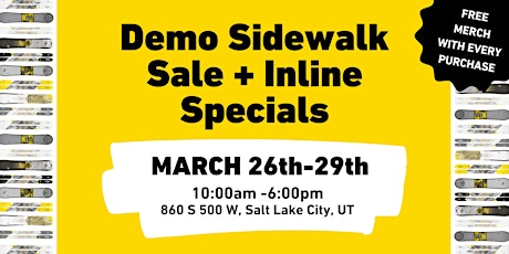 WNDR Alpine Demo Sidewalk Sale + Inline Specials