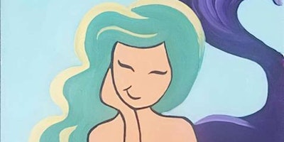 Hauptbild für Mermaid Masterpiece With Mom - Paint and Sip by Classpop!™