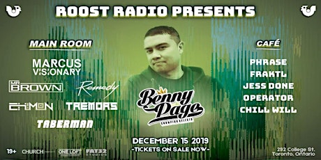 Roost Radio Presents Benny Page @ One Loft, Dec 15th primary image