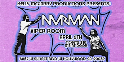 Imagem principal de NVRMAN Live at VIPER ROOM!