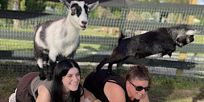 Imagem principal de Fun Goat Yoga with Baby Goats, Farm Tour, Music