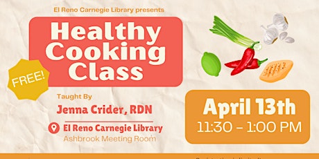 Healthy Cooking Class primary image