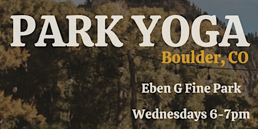 Primaire afbeelding van Park Yoga at Eben G Fine Park