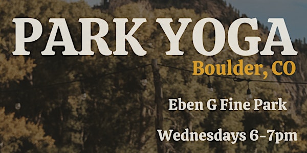 Park Yoga at Eben G Fine Park