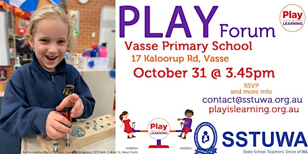 Play is Learning Forum: Vasse