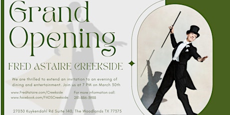 Fred Astaire Creekside Grand Opening