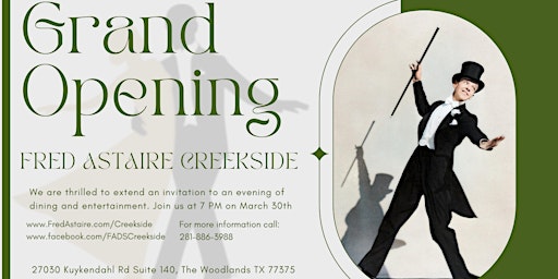 Primaire afbeelding van Fred Astaire Creekside Grand Opening