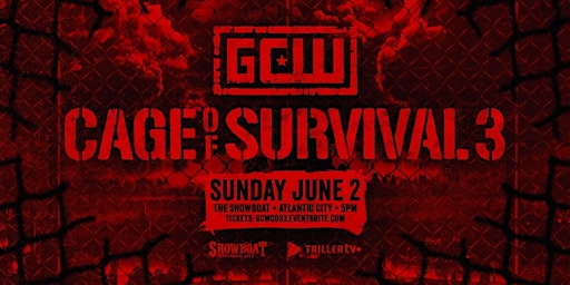 Imagem principal do evento GCW Presents "CAGE of SURVIVAL 3"