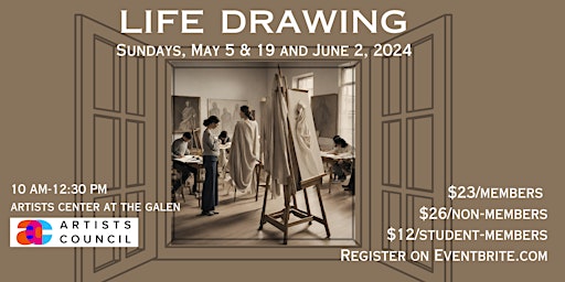 Imagem principal do evento Life Drawing with Live Model