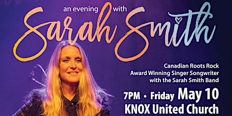 Imagen principal de Knox and the Eternal Busker Project presents...An Evening with Sarah Smith