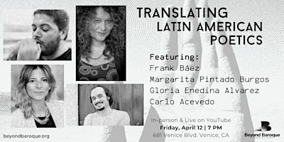 Imagem principal do evento Translating Latin American Poetics