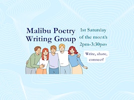 Imagem principal do evento Malibu Poetry Writing Group