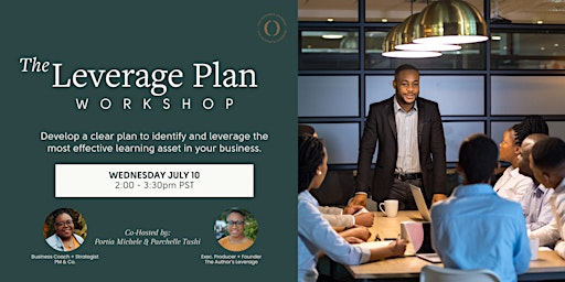 The Leverage Plan Workshop (Part 3) primary image