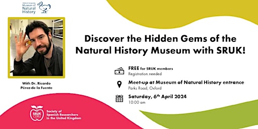Imagem principal do evento Discover the Hidden Gems of the Oxford University Natural History Museum withSRUK!