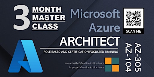 Image principale de Azure Architect Masterclass 3 Months