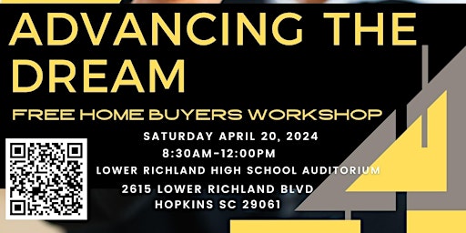 ADVANCING THE DREAM – FREE HOME BUYING SEMINAR primary image