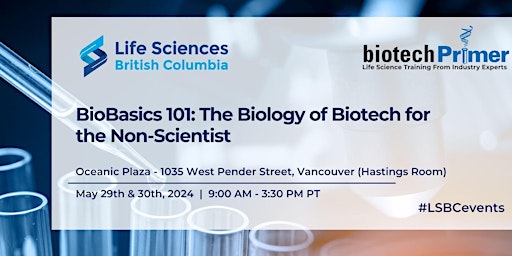 Imagem principal do evento BioBasics 101: The Biology of Biotech for the Non-Scientist