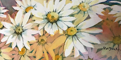 Primaire afbeelding van Cotton, Dogwood and Daisies in Watercolor with Pat Banks