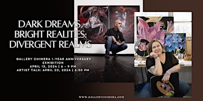 Hauptbild für Artist Talk "Dark Dreams, Bright Realities: Divergent Realms"