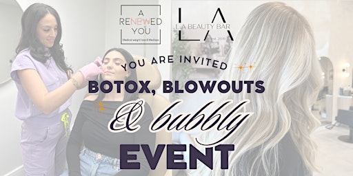 Imagem principal do evento Botox, Blowouts & Bubbly