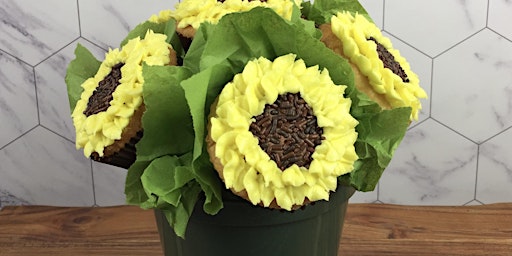 Sunflower Bouquet Cupcake Decorating class primary image