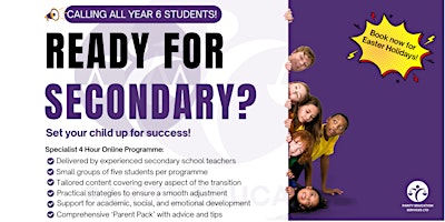 Starting 2nd April - Secondary School Transition Programme primary image