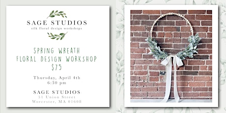 Spring Wreath Floral Design Workshop