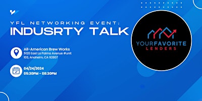 Hauptbild für YFL Networking Event: Industry Talk