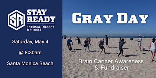 Imagem principal do evento Gray Day Beach Workout and Fundraiser with Stay Ready