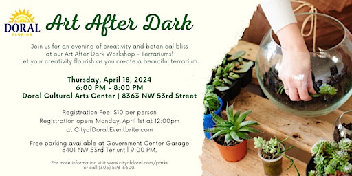 Imagem principal do evento Art After Dark - Terrariums