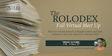 The Rolodex Fall Meet Up