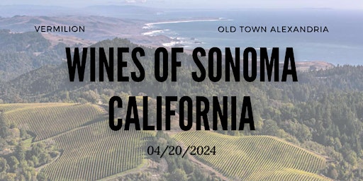 Vermilion Wine Class - Wines of Sonoma, California primary image