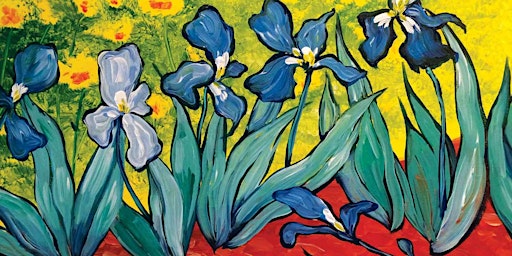 Imagem principal do evento Van Gogh Les Iris - Paint and Sip by Classpop!™