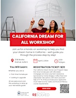 Imagen principal de Finding your California Dream Home Workshop