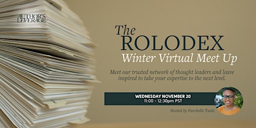 Primaire afbeelding van The Rolodex Winter Meet Up