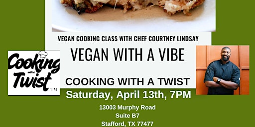 Vegan With A Vibe Cooking Class with Chef Courtney Lindsay primary image