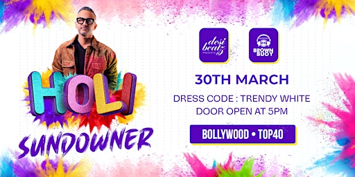 Immagine principale di HOLI SUNDOWNER (Rooftop Bollywood Party) 