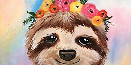Sloth in Spring - Paint and Sip by Classpop!™