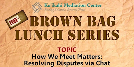 Free Brown Bag Talk primary image