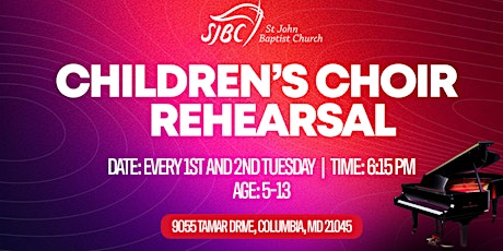 Children's Choir Rehearsal