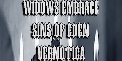 Imagem principal do evento Widows Embrace/Sinz of Eden/VerNotica/Hardly Strung