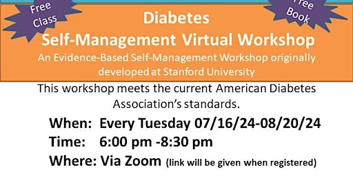 Image principale de Diabetes Self-Managment Program Workshop