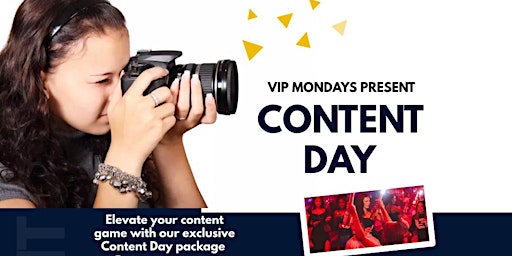 Imagen principal de Content Creation Day|Photo, Interviews, & Live performances party