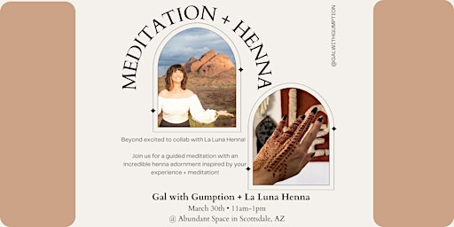 Hauptbild für Meditation + Henna Event