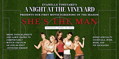 A Night At The Vineyard - She's The Man primary image