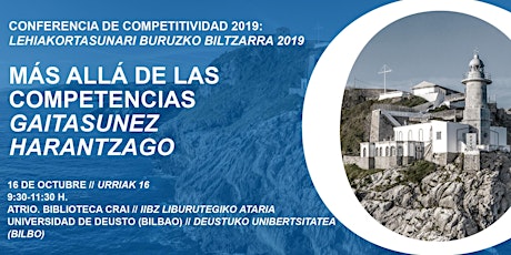Imagen principal de Conferencia de Competitividad del País Vasco 2019    EAEko Lehiakortasunari buruzko 2019ko biltzarra